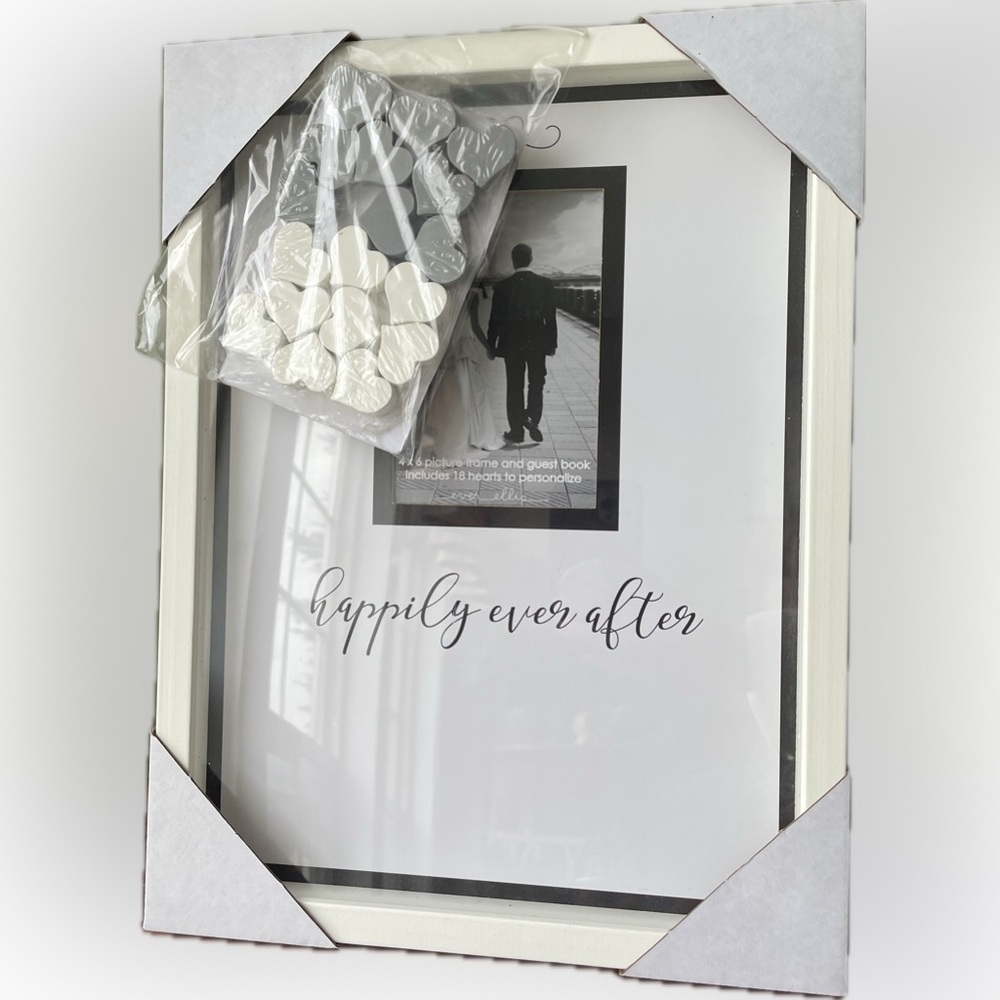 Happily Ever After Wedding Frame & Guestbook
